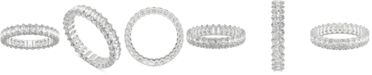 Charles & Colvard Moissanite Oval Eternity Band (2-9/10 ct. t.w. DEW) in 14k White Gold